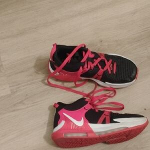 Nike Black and Red Sneakers